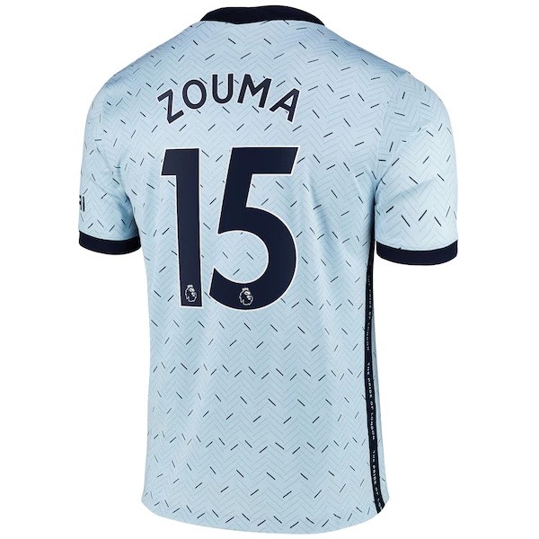 Camiseta Chelsea NO.15 Zouma Segunda Equipación 2020-2021 Azul